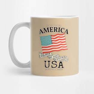 Classic Flag of America Mug